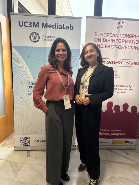 Gulnara Zakharova et Tatiana Ávila Gomes, doctorantes au Carism