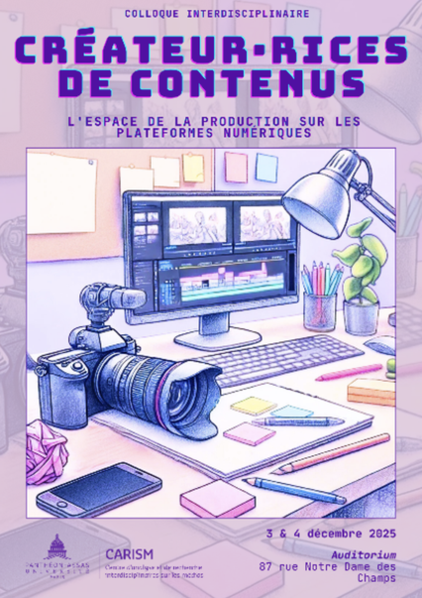 Créateur-rices de contenus. L'espace de la production sur les plateformes numériques