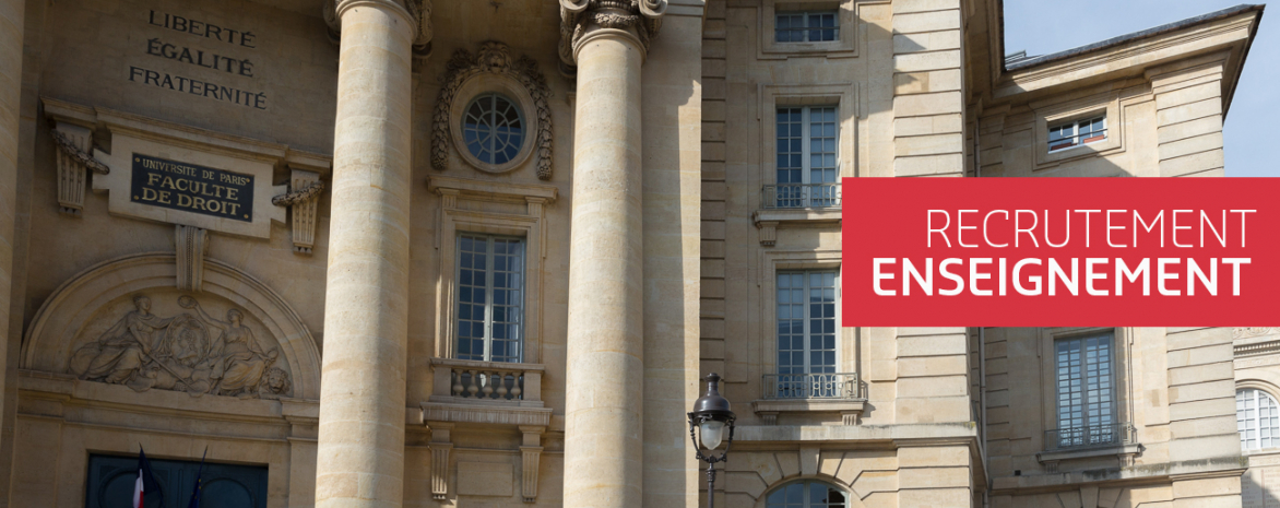 Visuel du Panthéon pour recrutement Enseignants Visuel du Panthéon pour recrutement Enseignants
