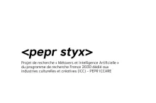 Programme de recherche STYX (ICCARE - France 2030)